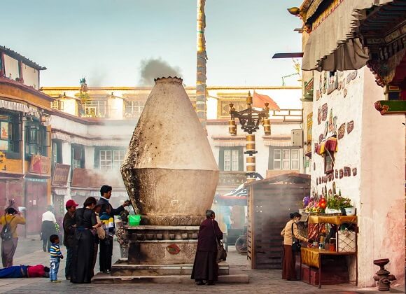 Vieux quartier de Barkhor Lhassa